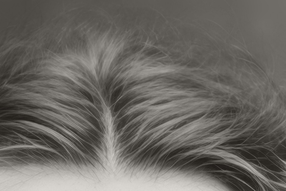 Repaired - wavy close-up